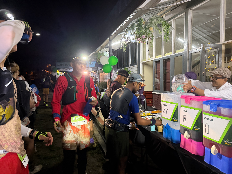 Aid station at Ultra Trail Malaysia 100 — Taiping